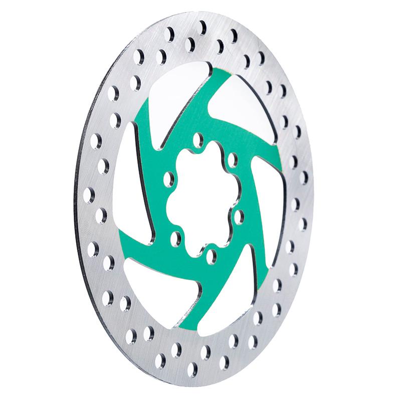 Disque de frein 140mm 6H vert vue 3