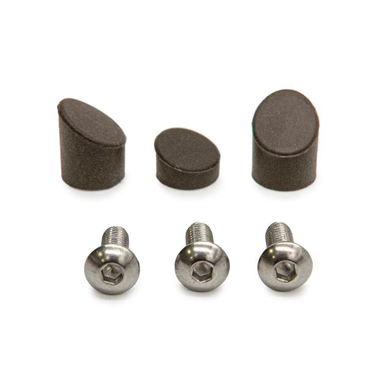 Capuchon noir pour garde-boue arrière GX2.0 Xiaomi - 5pcs vue 2