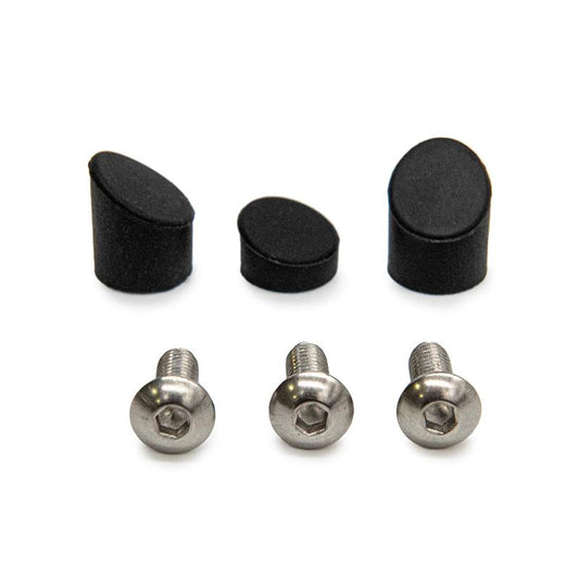 Capuchon noir pour garde-boue arrière GX1.0 Xiaomi - 5pcs vue 2