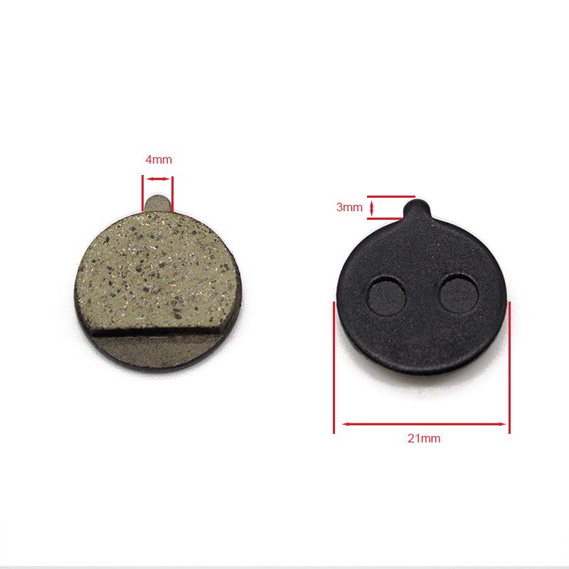 Plaquette de frein CT005-R en résine ronde avec ergot - 20pcs vue 3