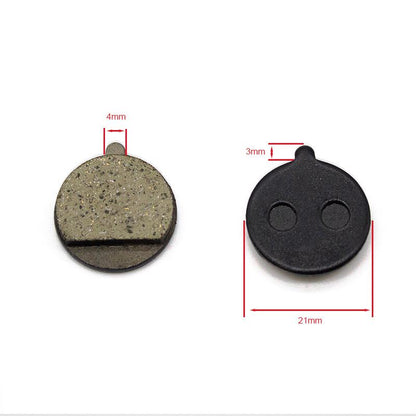 Plaquette de frein CT005-R en résine ronde avec ergot - 20pcs vue 3