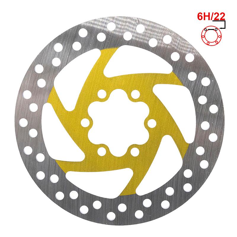 Disque de frein 120mm 6H jaune référence CMM448