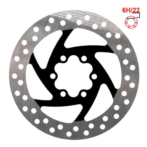 Disque de frein 120mm 6H noir