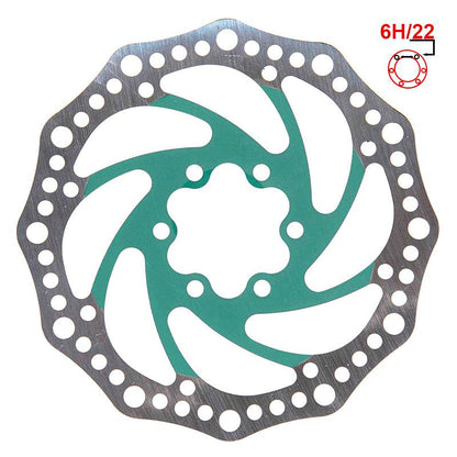 Disque de frein R6.1 140mm 6H vert référence CMM457