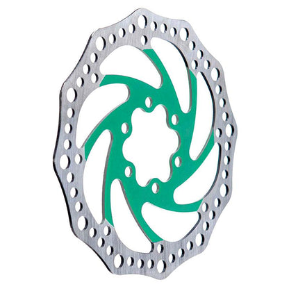Disque de frein R6.1 140mm 6H vert vue 3
