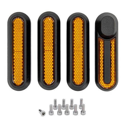Cathadioptrique noir avec réflecteur jaune pour Xiaomi référence 8643-28