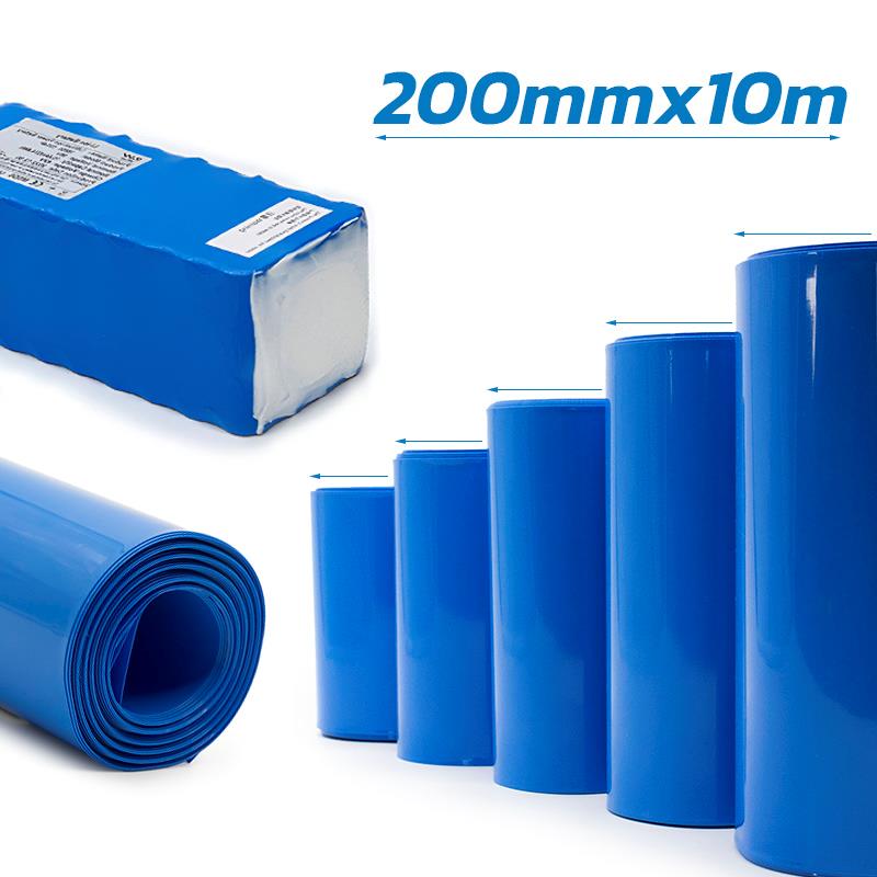 Gaine thermorétractable bleu 200mm 10M référence CMM668