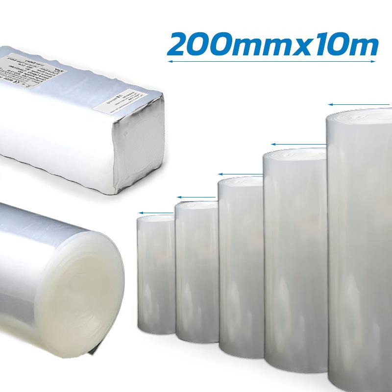 Gaine thermorétractable transparent 200mm 10M référence CMM679