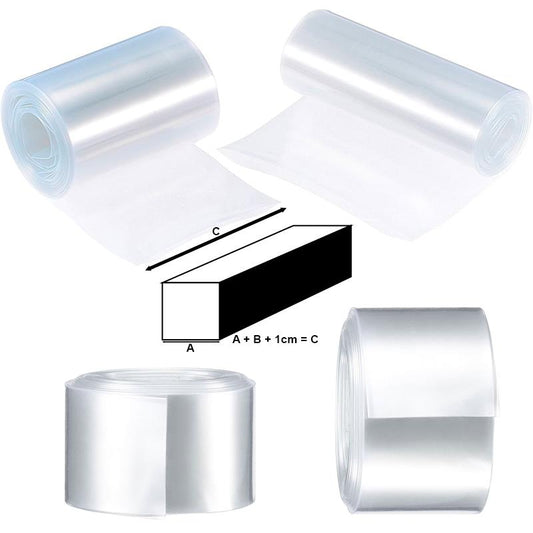 Gaine thermorétractable transparent 200mm 10M vue 2