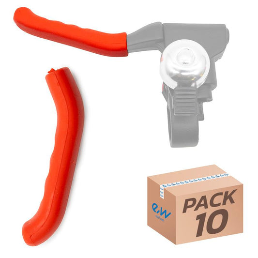 Cache levier de frein en silicone rouge - 10 unités référence CMM187