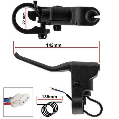 Poignée de frein avec hall sans tendeur L pour Xiaomi - Connecteur JST ZH - 10pcs vue 2
