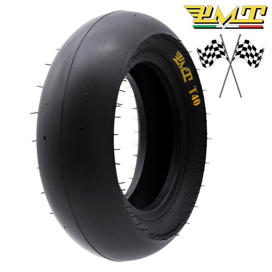 Pneu tubeless radial T40 Slick 90/65R6,5 [PMT] référence CMM492