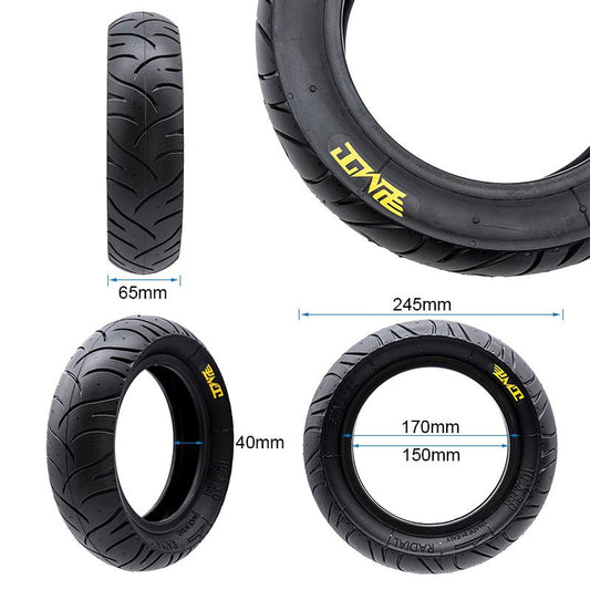 Pneu tubeless radial E-Fire 75/250-6 (10x3-6) [PMT] vue 2