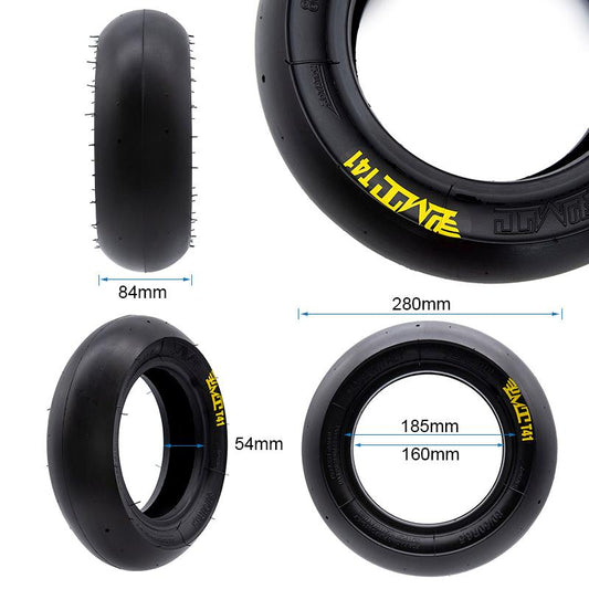 Pneu tubeless radial soft T41 Slick 80/50-6,5 [PMT] vue 2