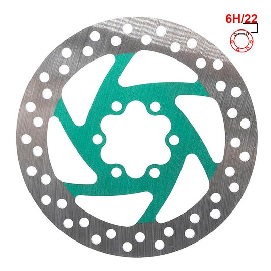 Disque de frein 120mm 6H vert référence CMM447