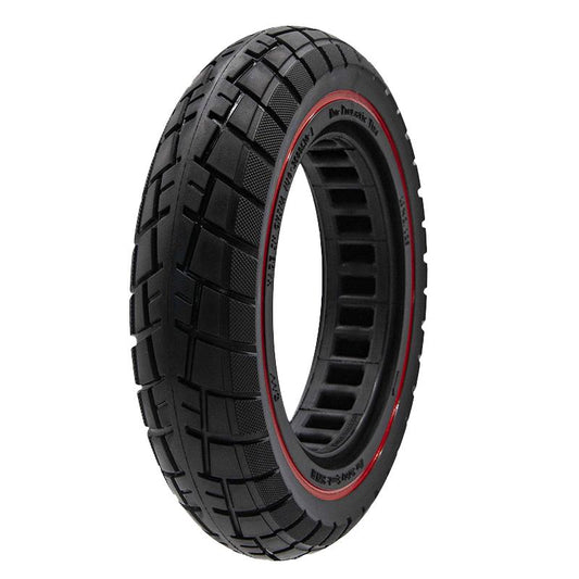 Pneu plein ultraléger offroad 10x2,125-6,1/B34 ligne rouge [Ewheel] référence CFK173