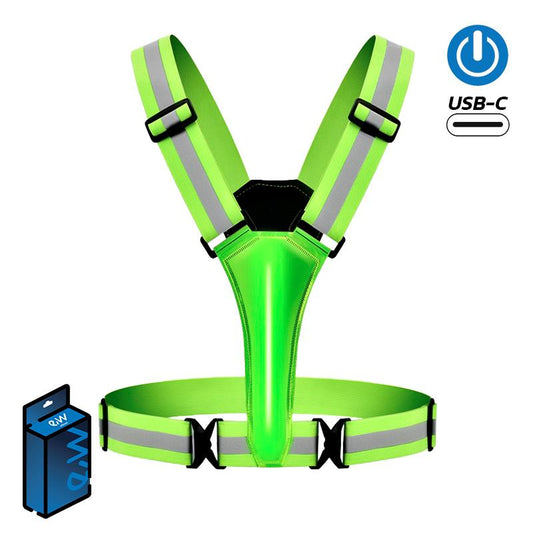 Gilet réfléchissant avec lumière EWRV006 référence CMM607