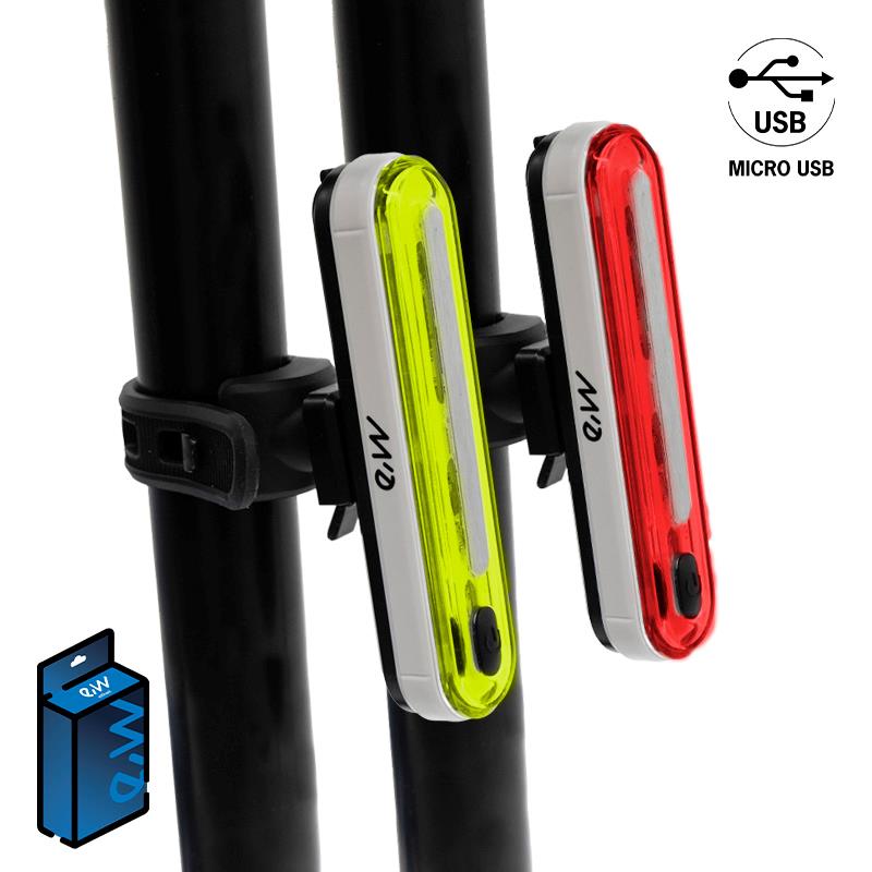 Kit de feux avant et arrière LED rechargeables haute puissance EWL002