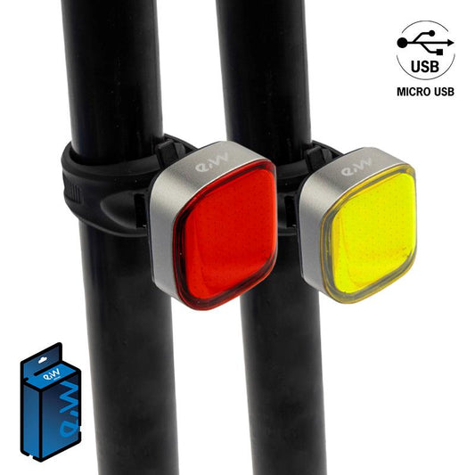 Kit de feux avant et arrière rechargeables haute puissance EWL004 référence CMM326