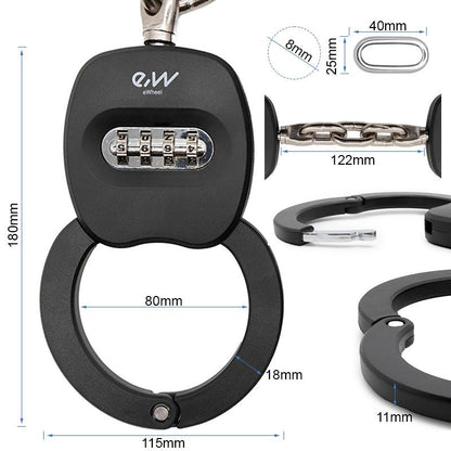 Antivol à combinaison EWLK010 type menottes vue 2