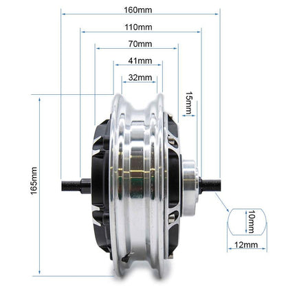 Moteur 48V 500W 6/B36 vue 2