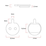 CT004 plaquettes  [Ewheel] - 2 jeux — vue 3