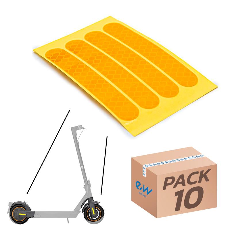 Autocollant réfléchissant jaune pour Max G30