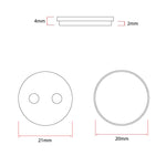 CS001 plaquettes résine 20mm pour Xiaomi — vue 3