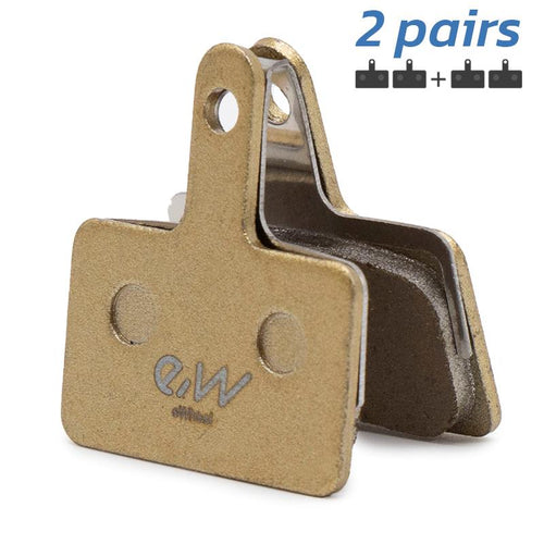 Plaquette de frein RT004-M en cuivre carrées avec ergot - 2pcs