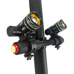 Phares LED rechargeables avec guidon — vue 3