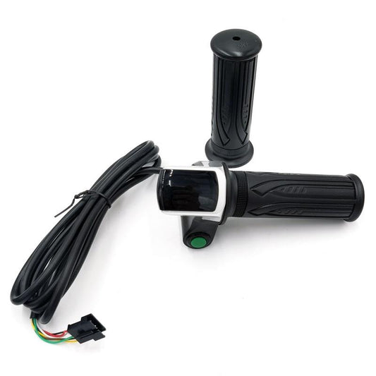 Accélérateur à main avec indicateur de batterie (36V) et bouton poussoir - Connecteur SM vue 2