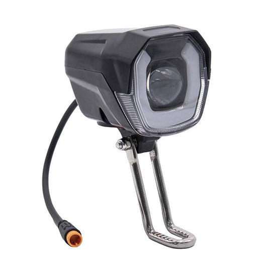 Phare LED avec klaxon noir 12-72v avec connecteur étanche référence 66521