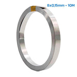 Nickel (acier plaque nickel) 8x0,15 mm -10m — vue 1