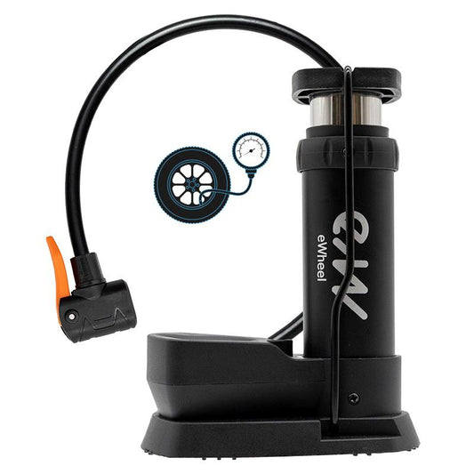 Gonfleur à pied avec manomètre - Ewheel référence CMM620