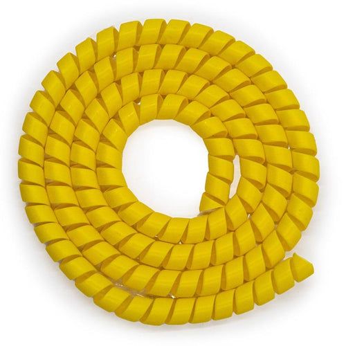 Gaine protége câbles jaune - 110cm