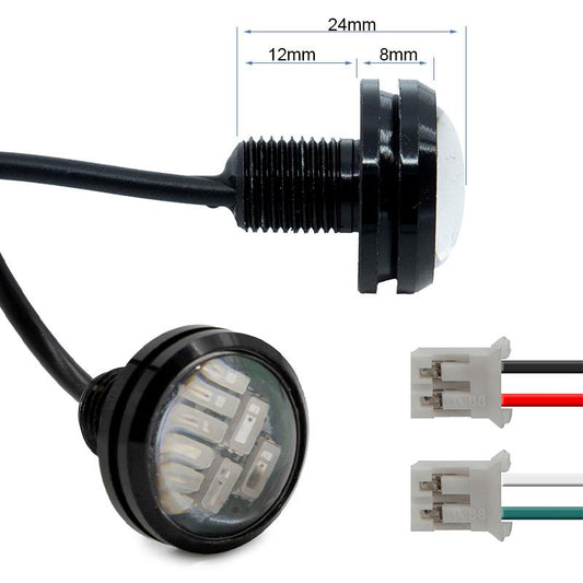 Led rouge eagle eye 12-20V [Minimotors] vue 2