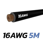 Câble noir 16 AWG - 5M — vue 2