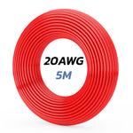 Câble rouge 20 AWG - 5M — vue 3
