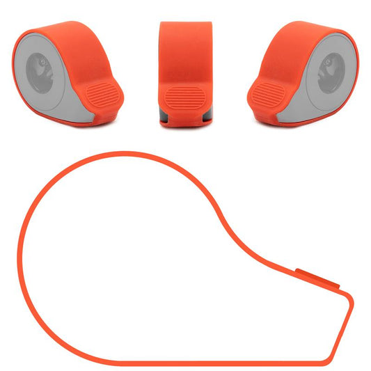 Cache en silicone rouge pour accélérateur - 10pcs vue 2