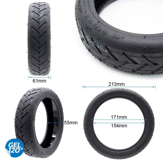 Pneu Tubeless Cityroad 8,5x2-6,1 [Ewheel] New GEL vue 2