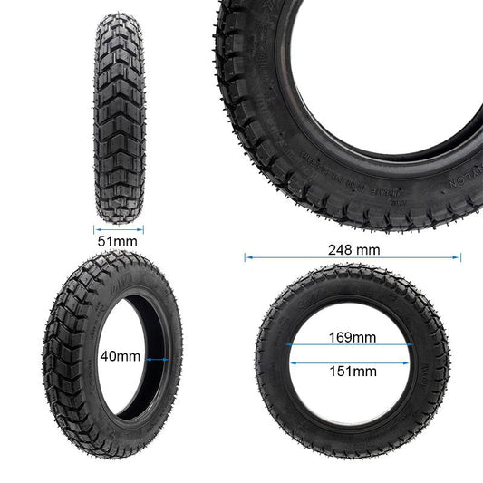 Pneu Tubeless Offroad 10×2-6 [Ewheel] vue 2