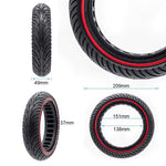 Pneu plein ultraléger 8,5x2-6,1/B34 - ligne rouge [Nedong] 9M — vue 2