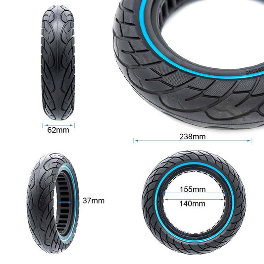 Pneu plein ultraléger 10x2,5-6,1/B34 - ligne bleue [Nedong] vue 2