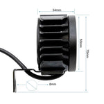 Phare LED avec klaxon FC1 12-72v — vue 2