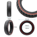Pneu plein ultraléger Offroad 230x50 - ligne rouge [Ewheel] — vue 2