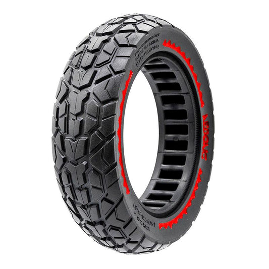 Pneu plein ultraléger Offroad 10x2,5/B44 - rouge [Nedong] référence EWM463