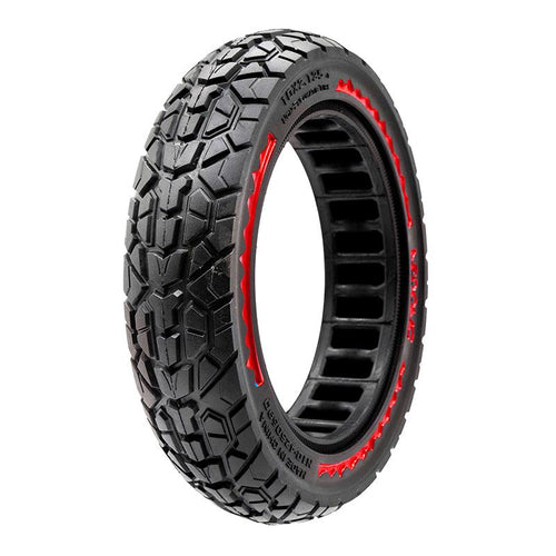 Pneu plein ultraléger Offroad  10x2,125-6,5/B44 - rouge