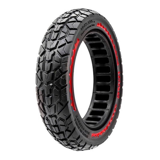 Pneu plein ultraléger Offroad  10x2,125-6,5/B44 - rouge référence EWM971