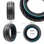Pneu plein ultraléger Offroad 8,5x3-5,5/B40 - ligne bleue [Ewheel] — vue 2