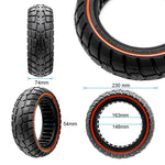 Pneu plein ultraléger Offroad 10x2,75-6,5/B55 - ligne rouge [Ewheel] — vue 2